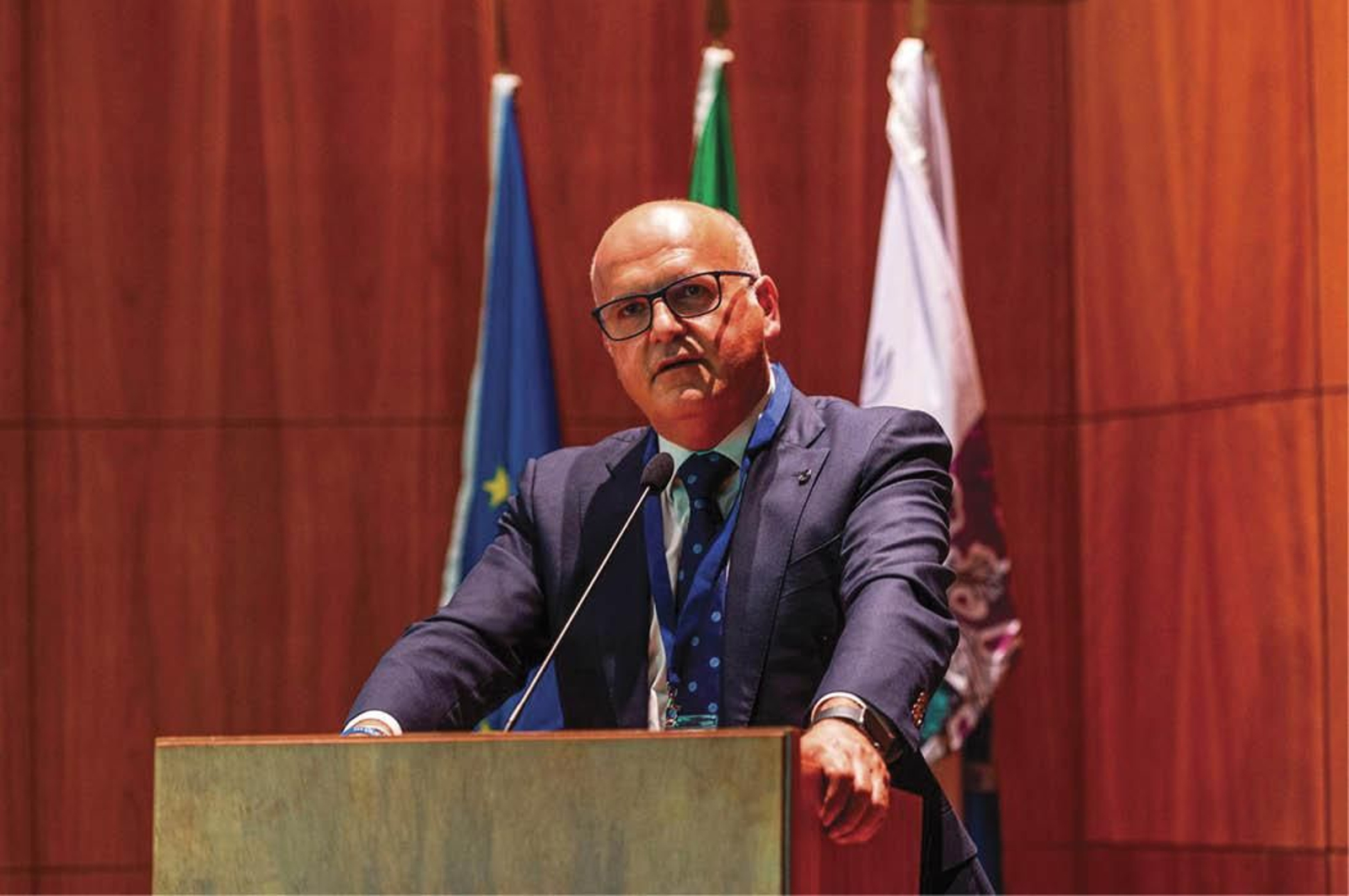 Manuel Baltar, en el Aquaforum de Chaves.