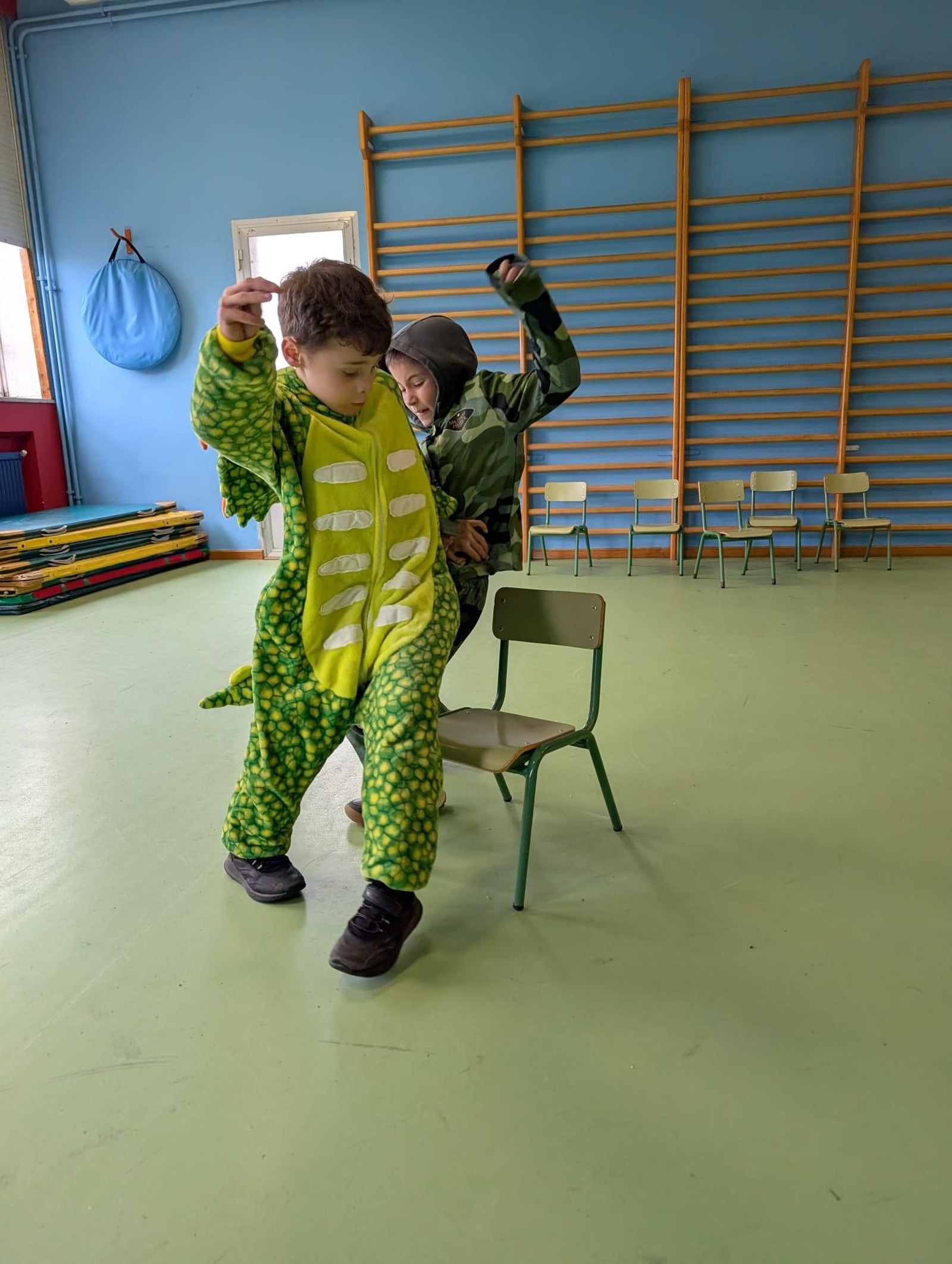 O Entroido no colexio de Sarreaus