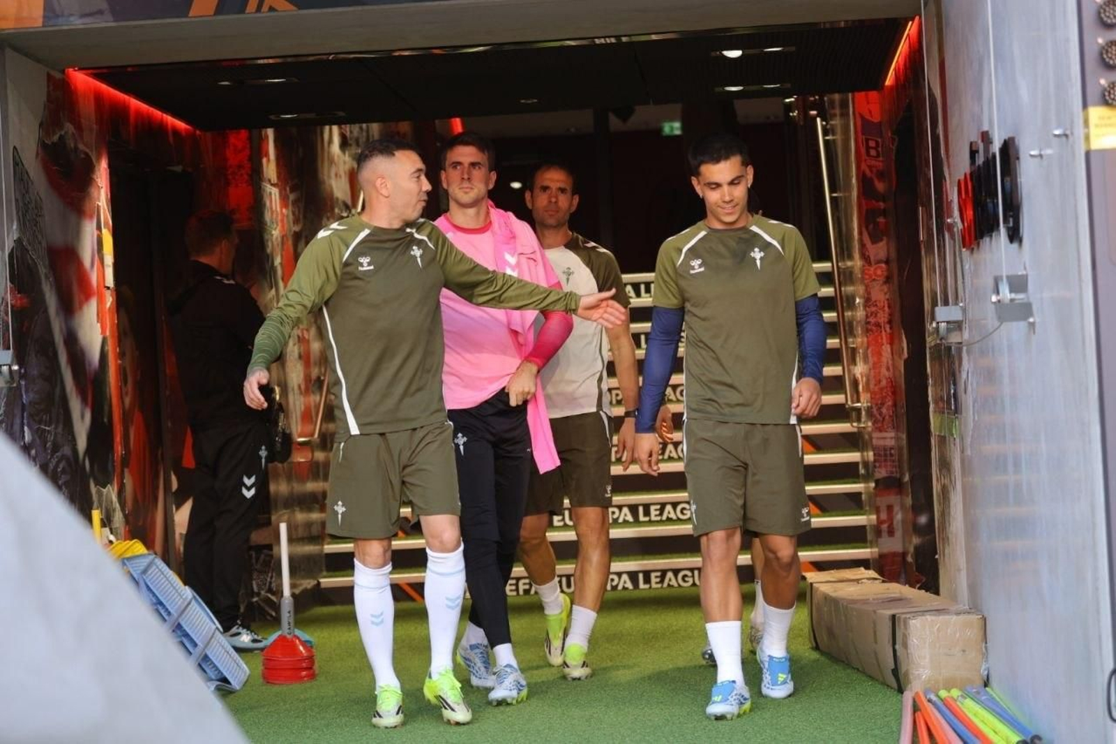 Galería | El Celta vive una intensa jornada en Friburgo antes del encuentro europeo