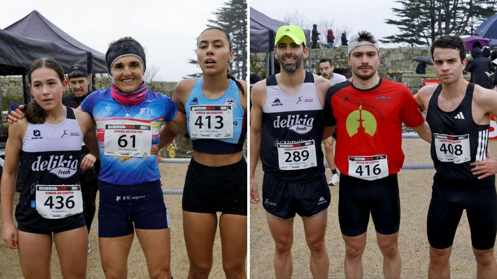 Ganadores de la Subida ao Castro.