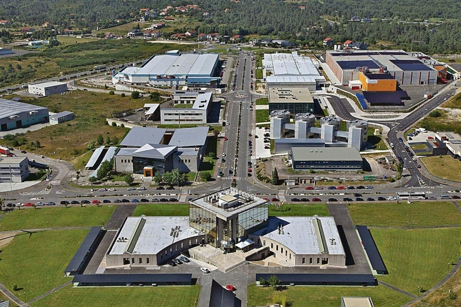 Vista aérea do Parque Tecnolóxico de Galicia.