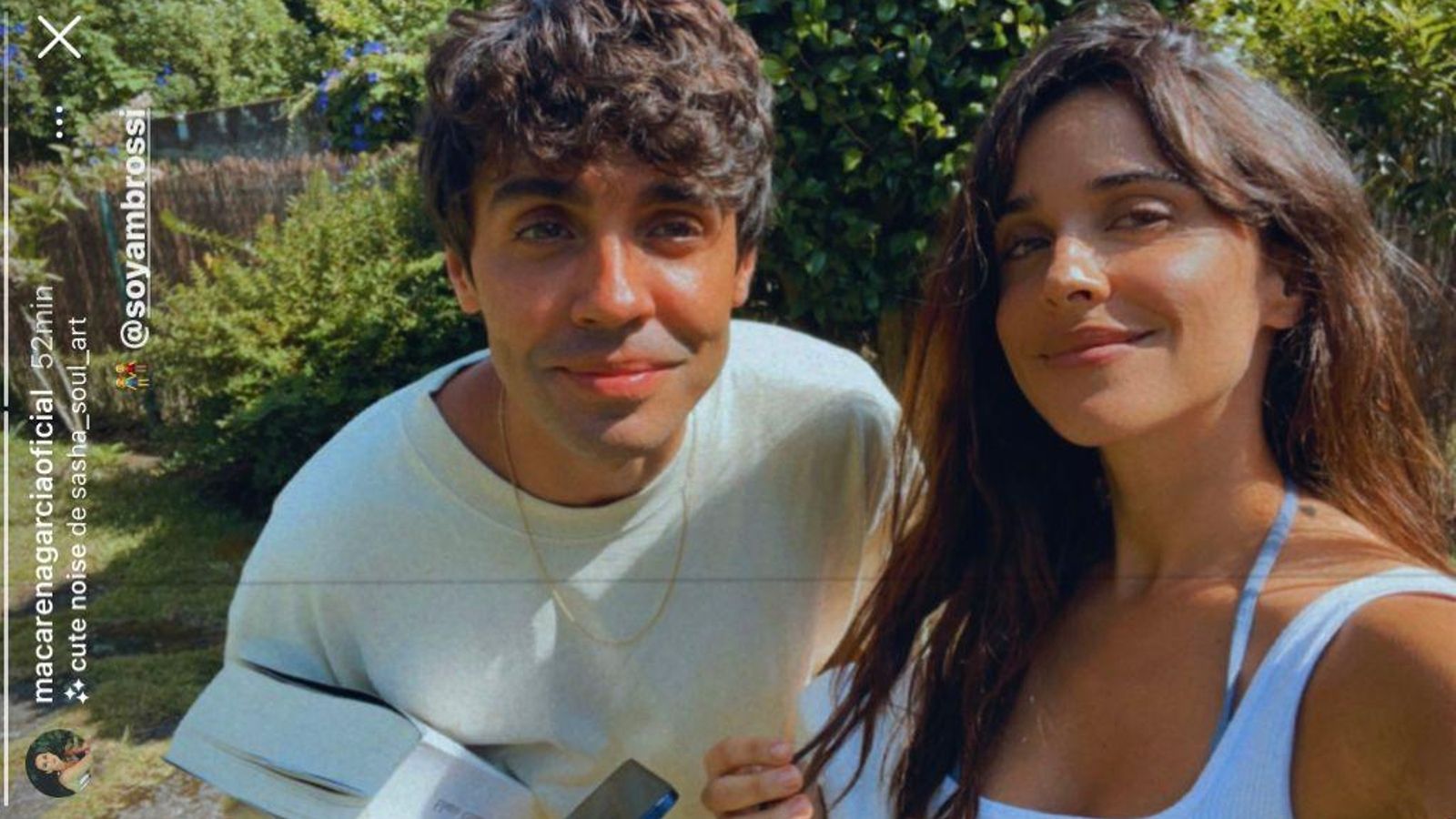 Un selfi de los dos hermanos durante su estancia en Vigo.