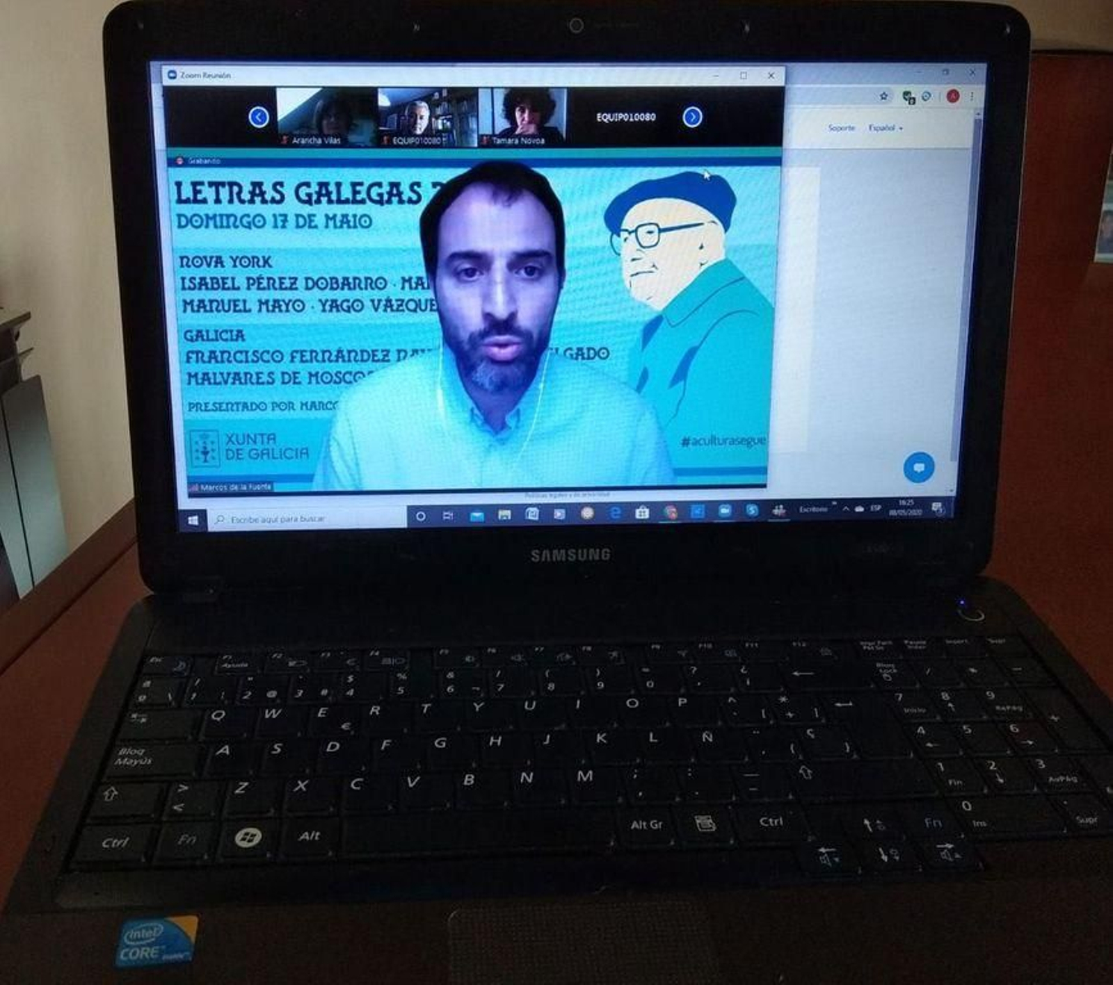 El Día das Letras Galegas dende Galicia e Nova York presentouse onte a través dunha vídeoconferencia.