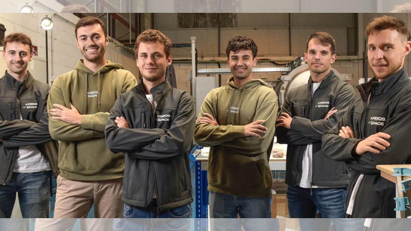 Max Amer, Adrián Senar, Jan Mataró, Francisco Boira, Francisco Bosch y Adrià Barceló, fundadores de Kreios Space.