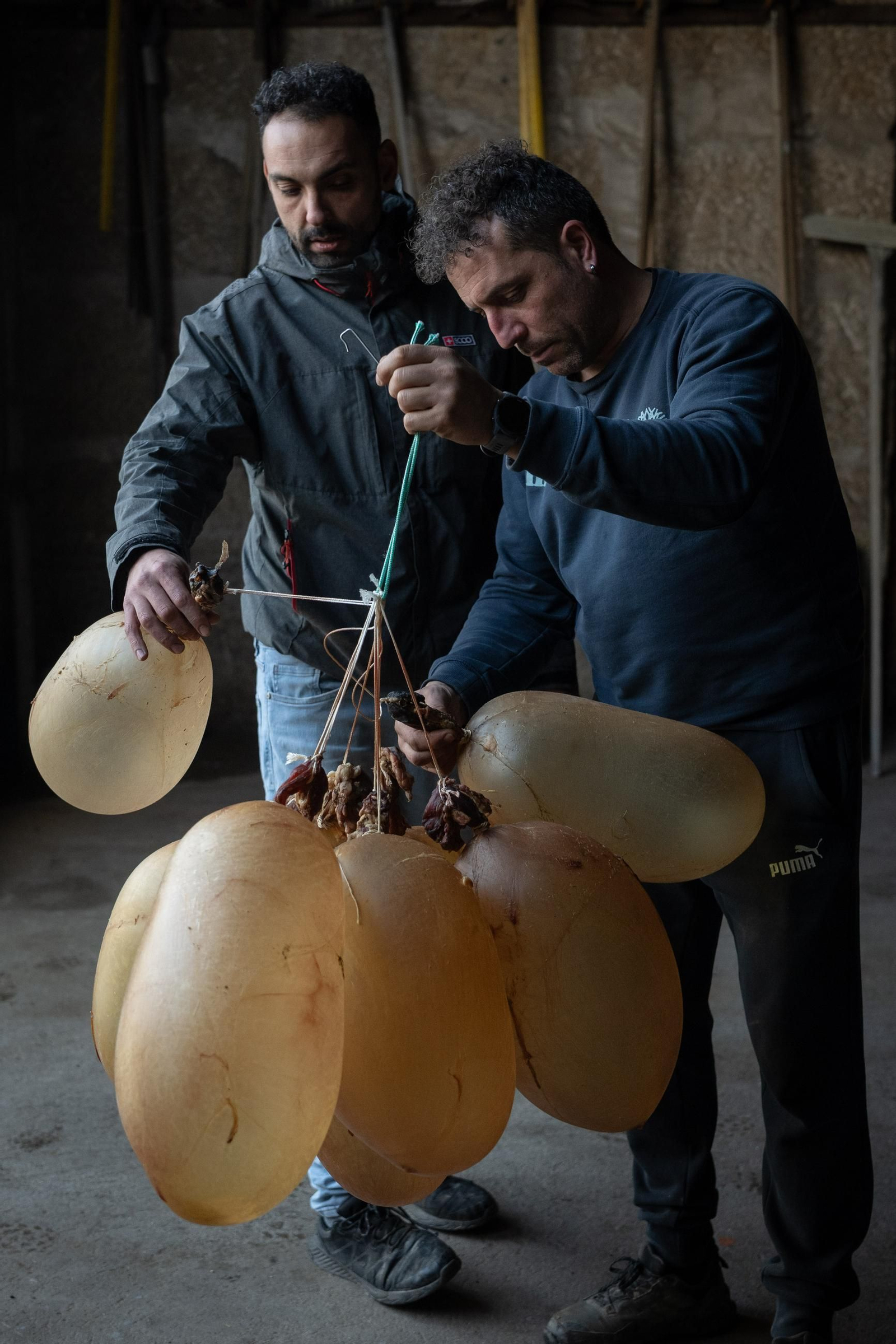 Galería | Las vejigas hechas para las pantallas del entroido rural