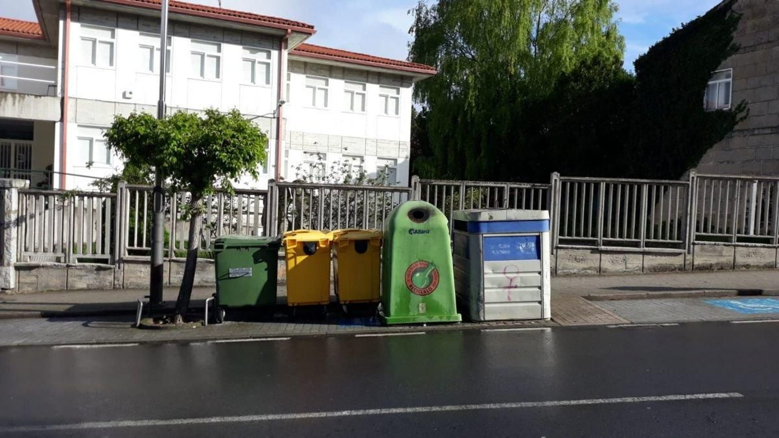 Colectores de la calle Emilia Pardo Bazán.