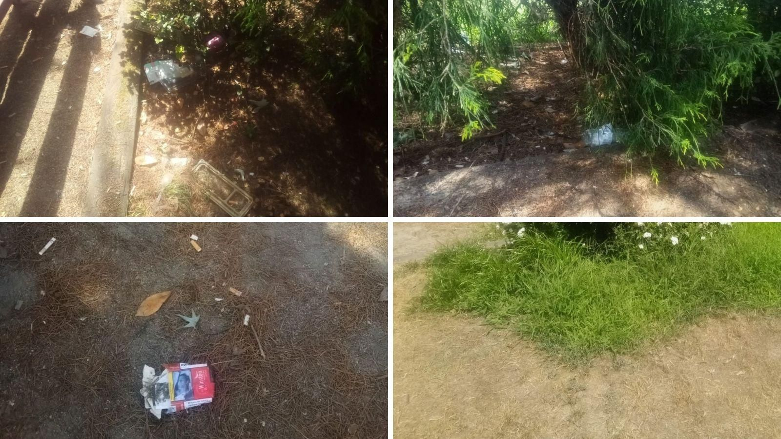 Basura en la rúa Cachamuiña