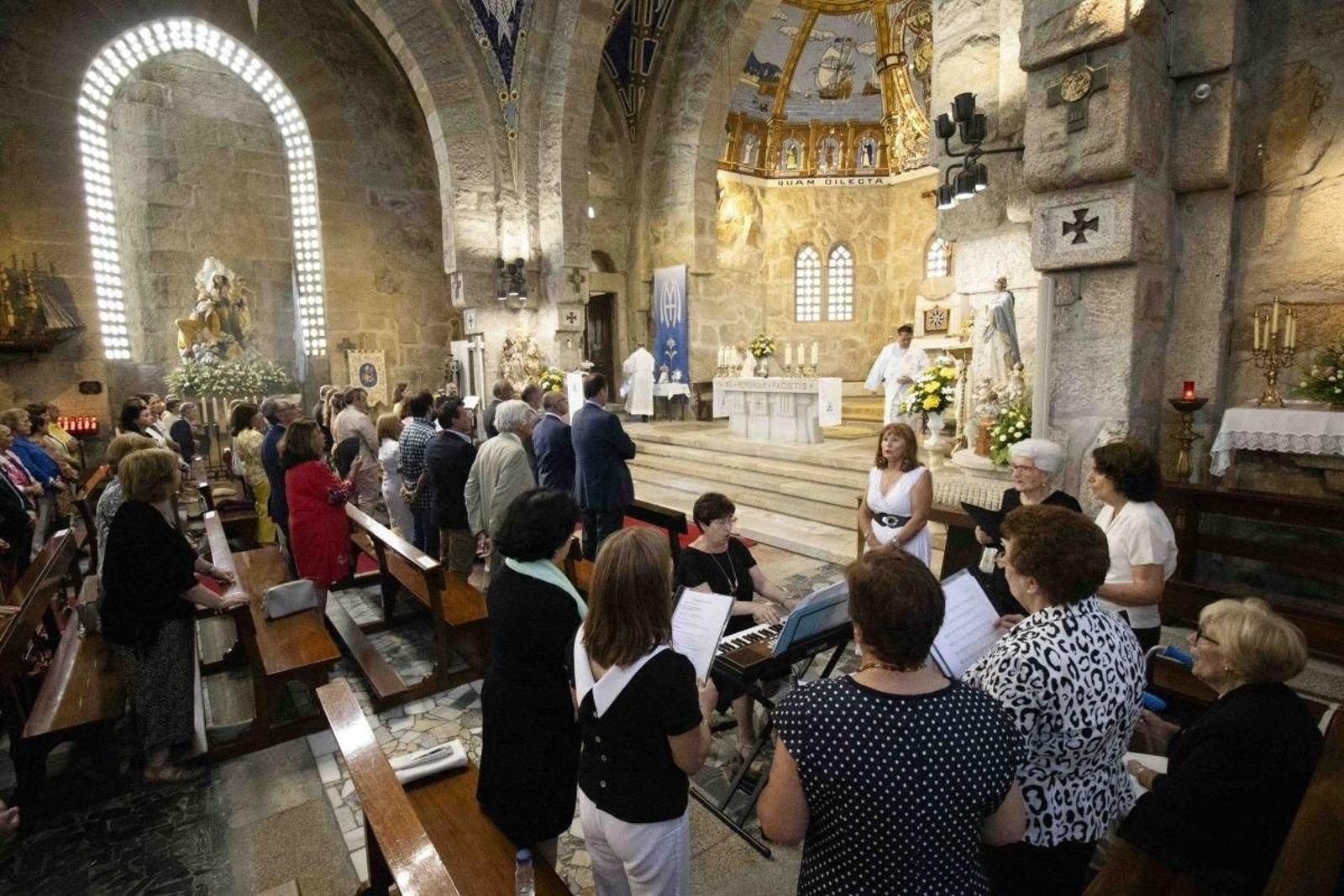 Imagen de una celebración de la Ofrenda del Mar.