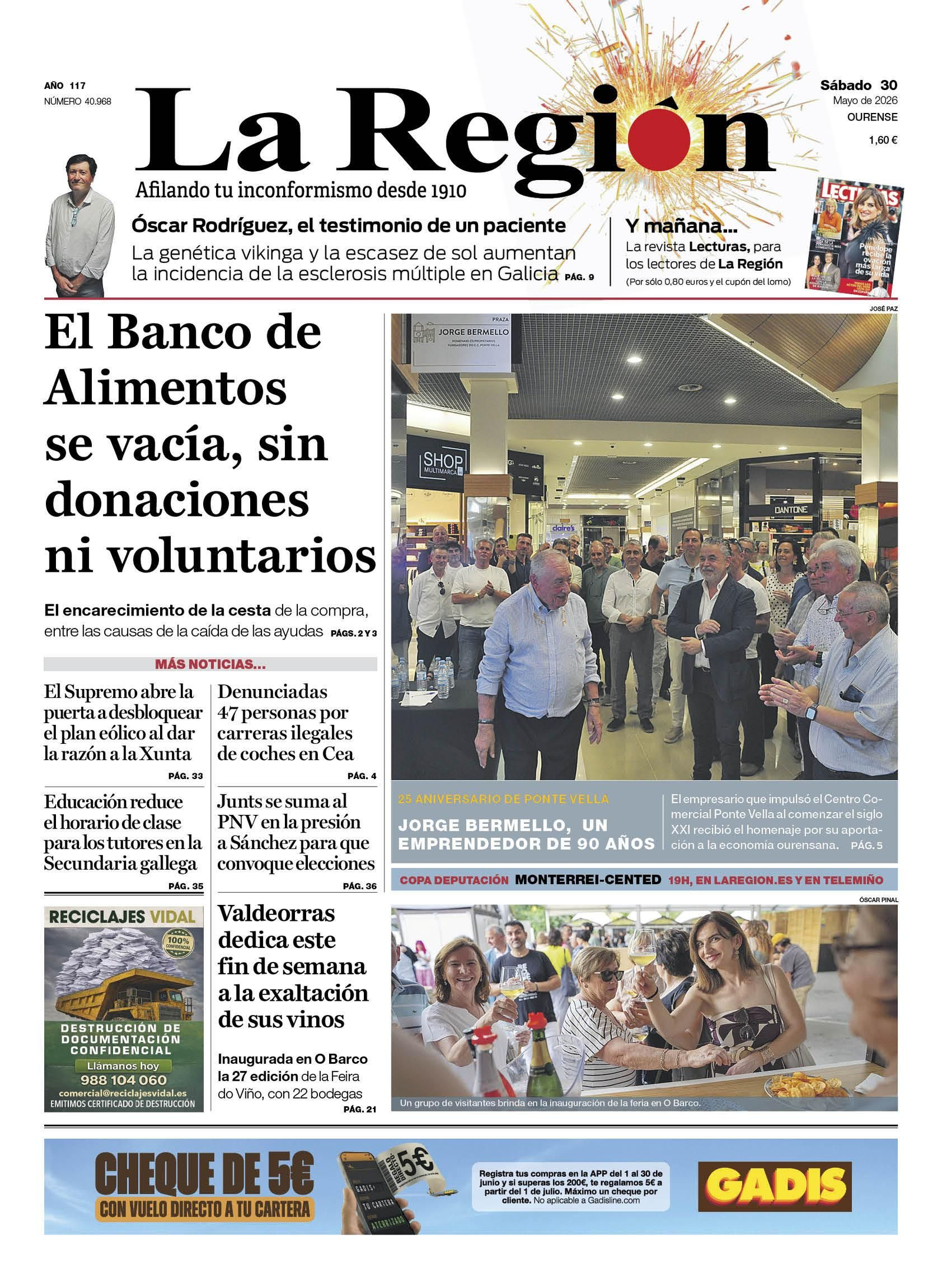 La portada de hoy