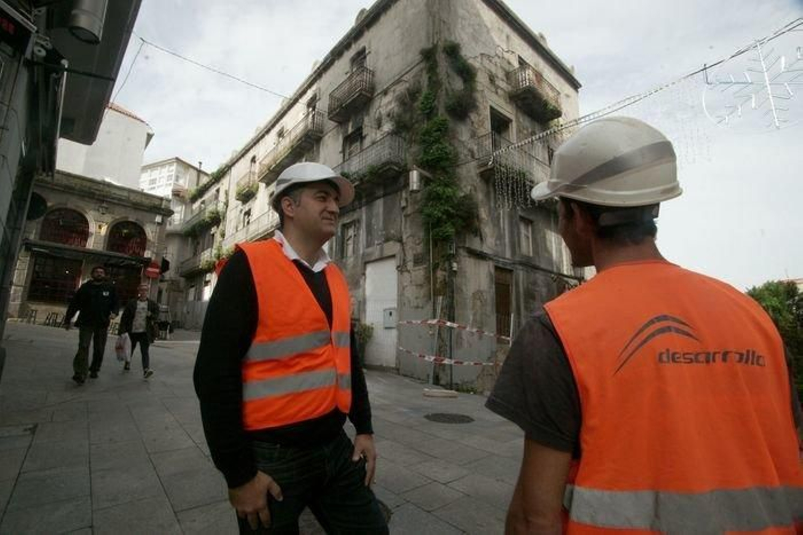 Desarrolla inició en Vigo la obra de rehabilitación del Palacio de la Olivia, en el Casco Vello.