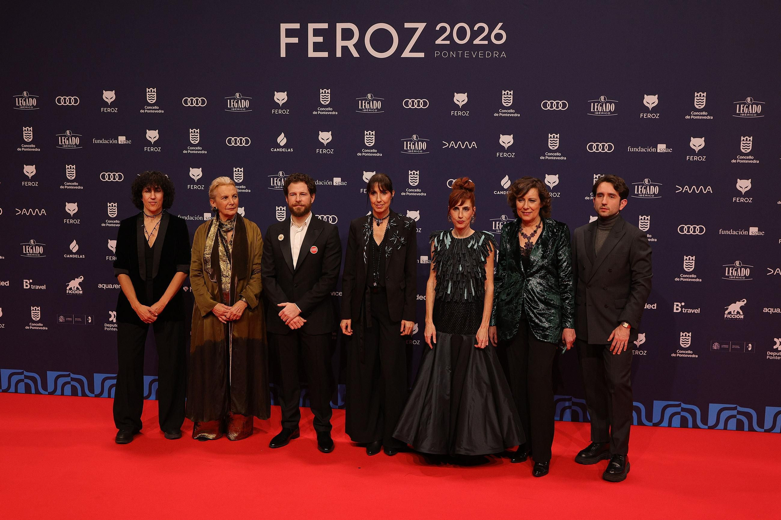 Galería | La alfombra roja de los Premios Feroz 2026 en Pontevedra