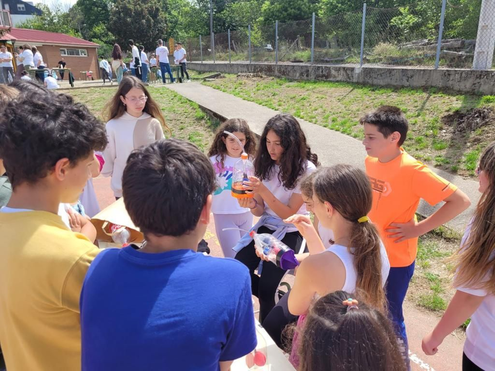 Feria de las ciencias en el instituto Carlos Casares de Viana do Bolo