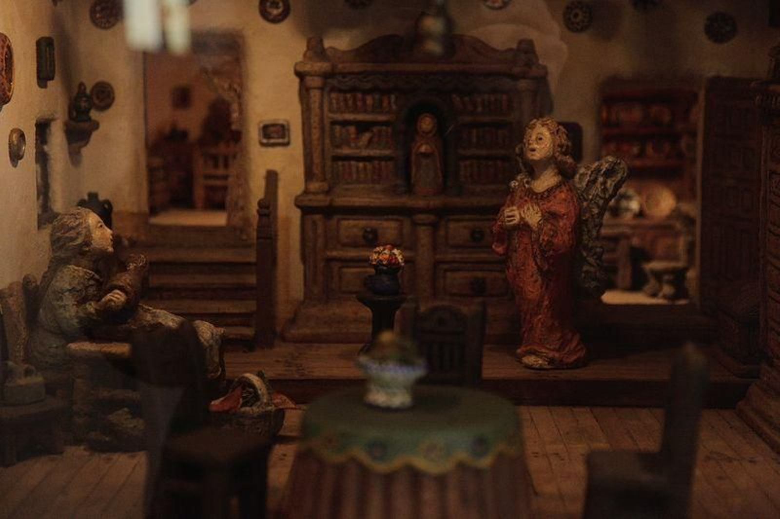 El belén de Baltar, un clásico en Ourense (MIGUEL ÁNGEL)