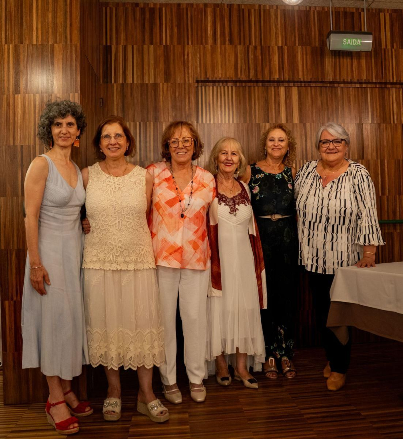 Marga, Fina, Julia, Fina, María y Aurora.