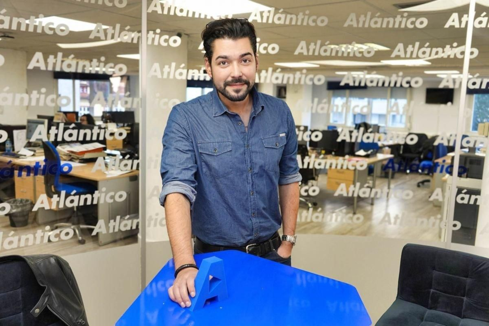 Uxío Couto estivo en Atlántico para falar de cine e dobraxe.