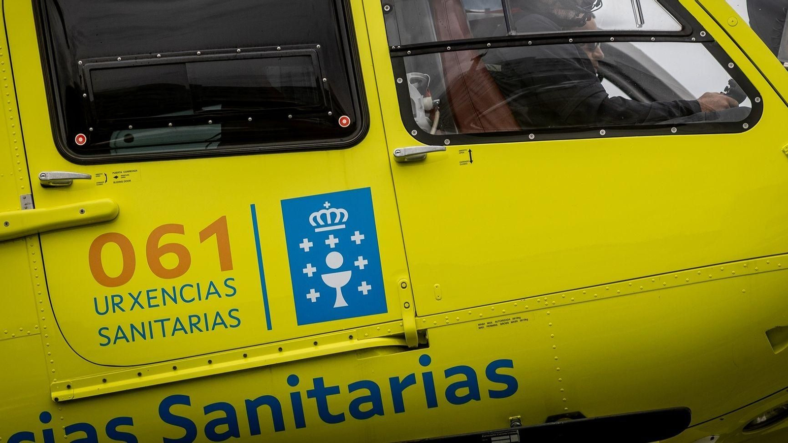 Helicóptero del 061.