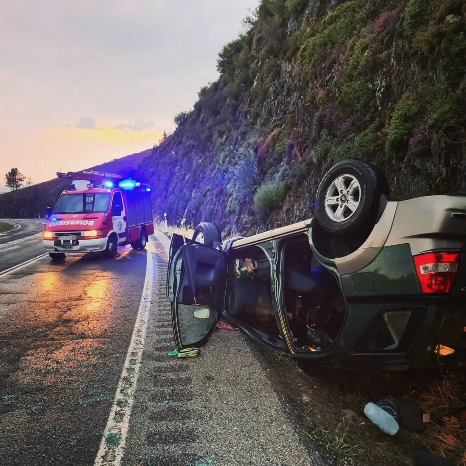 Accidente en Maceda (GES de Maceda)