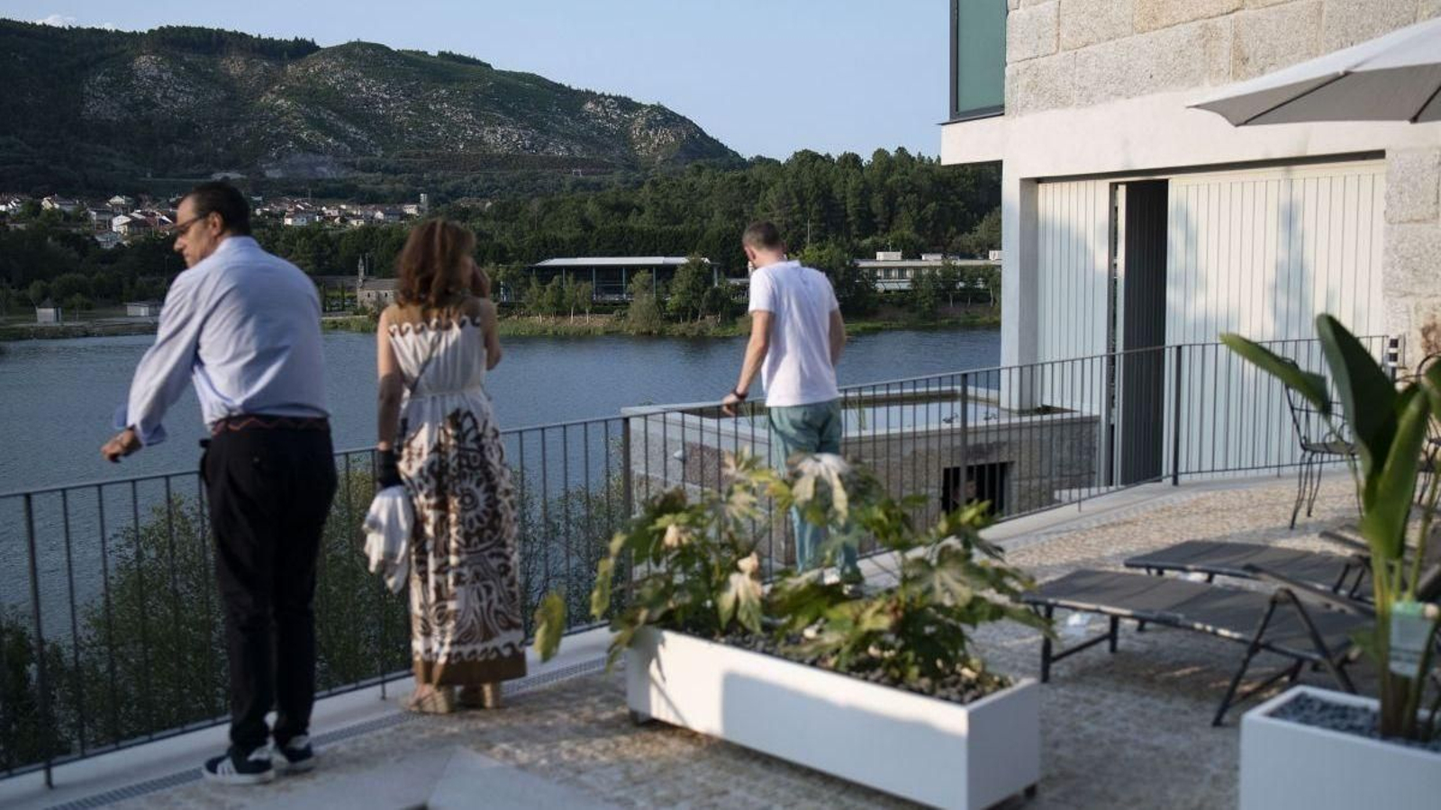 Inauguración de una vivienda turística en Astariz el pasado 2023.