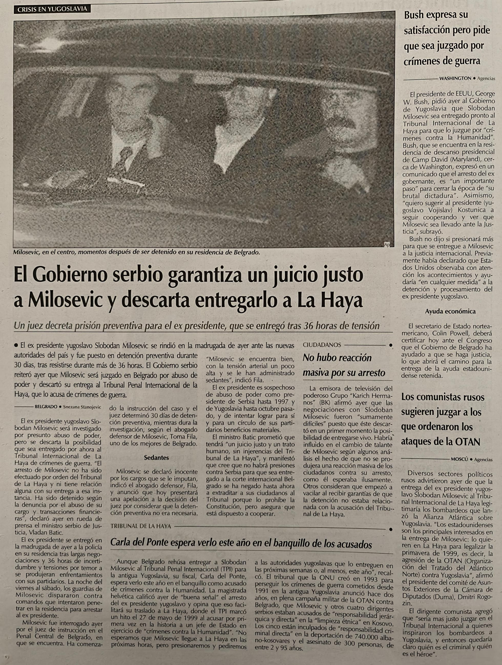 La Región del 3 de abril de 2001