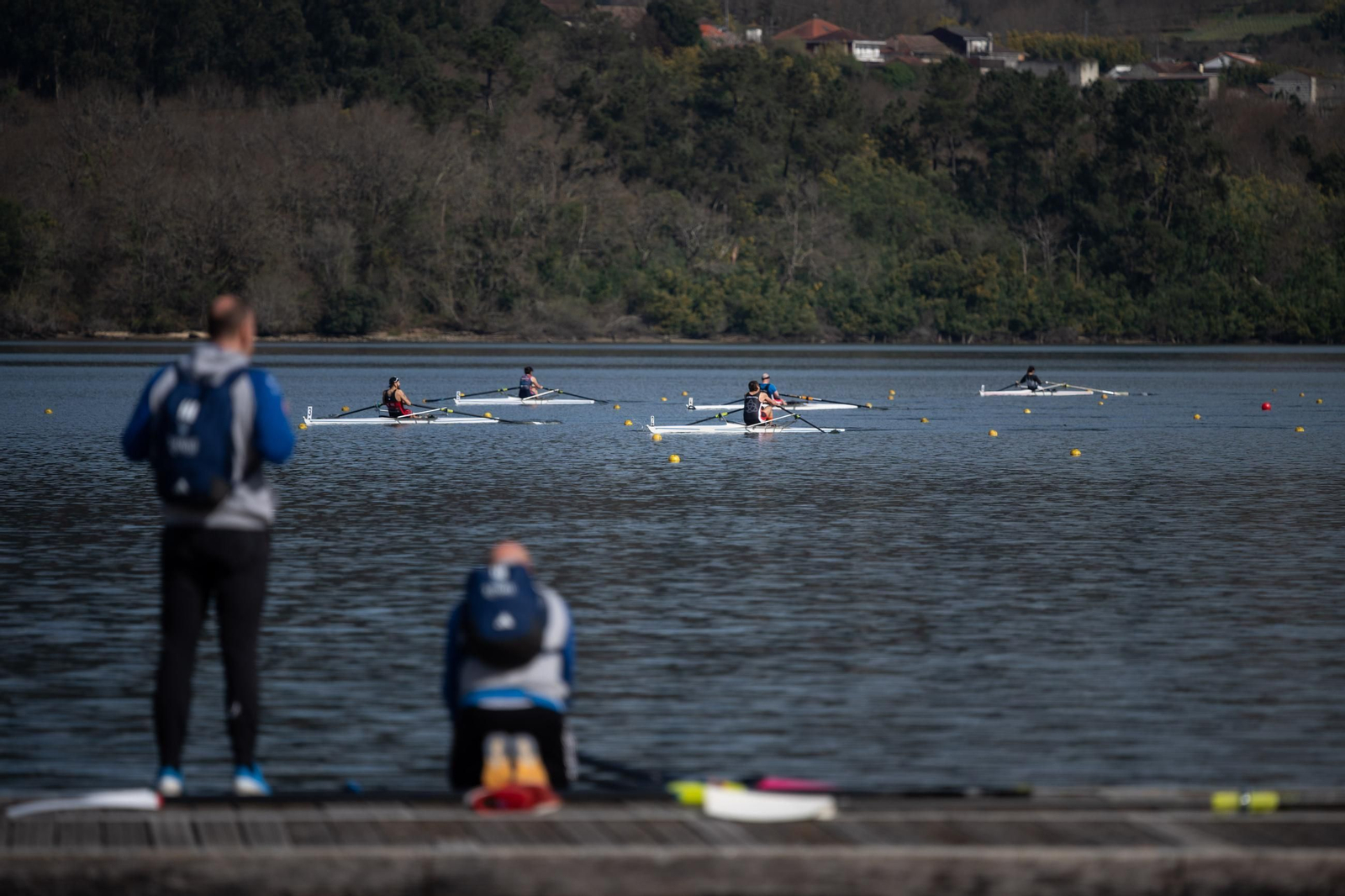 Galería | La Liga Gallega de Remo arranca la temporada en Castrelo de Miño