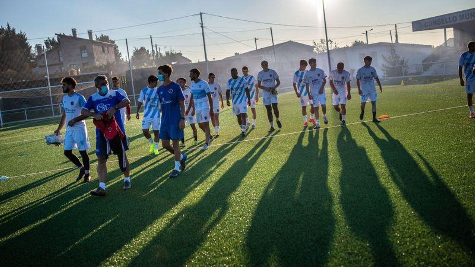 OURENSE (CAMPO DE FÚTBOL DE VILAR DE ASTRÉS). 16/08/2021. OURENSE. Primeiro adestramento da UDO. FOTO: ÓSCAR PINAL