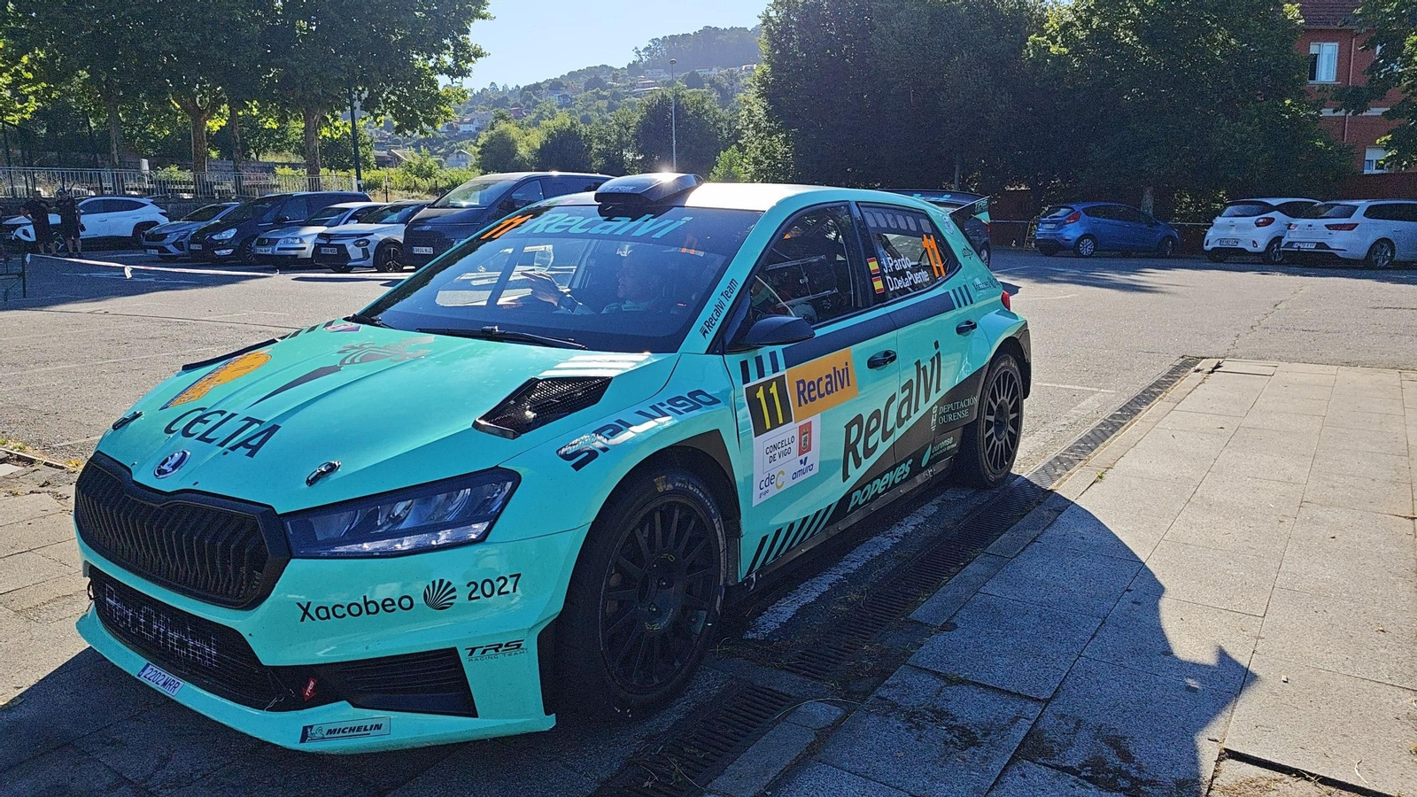 Galería | Los coches se apoderan de Vigo en el primer día del Rally Rías Baixas