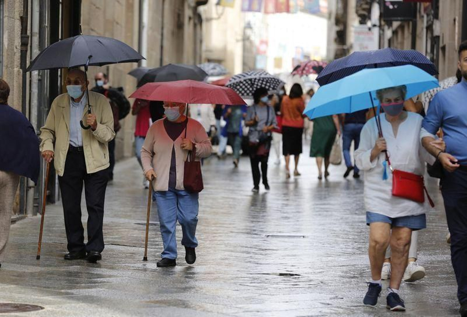 Lluvias en Ourense (XESÚS FARIÑAS)
