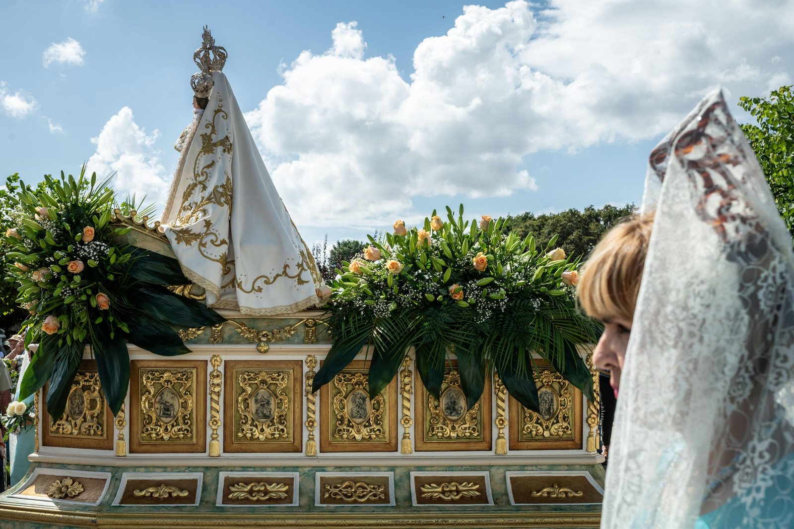 Misa grande dos Milagros con procesión da Virxe. FOTO: ÓSCAR PINAL
