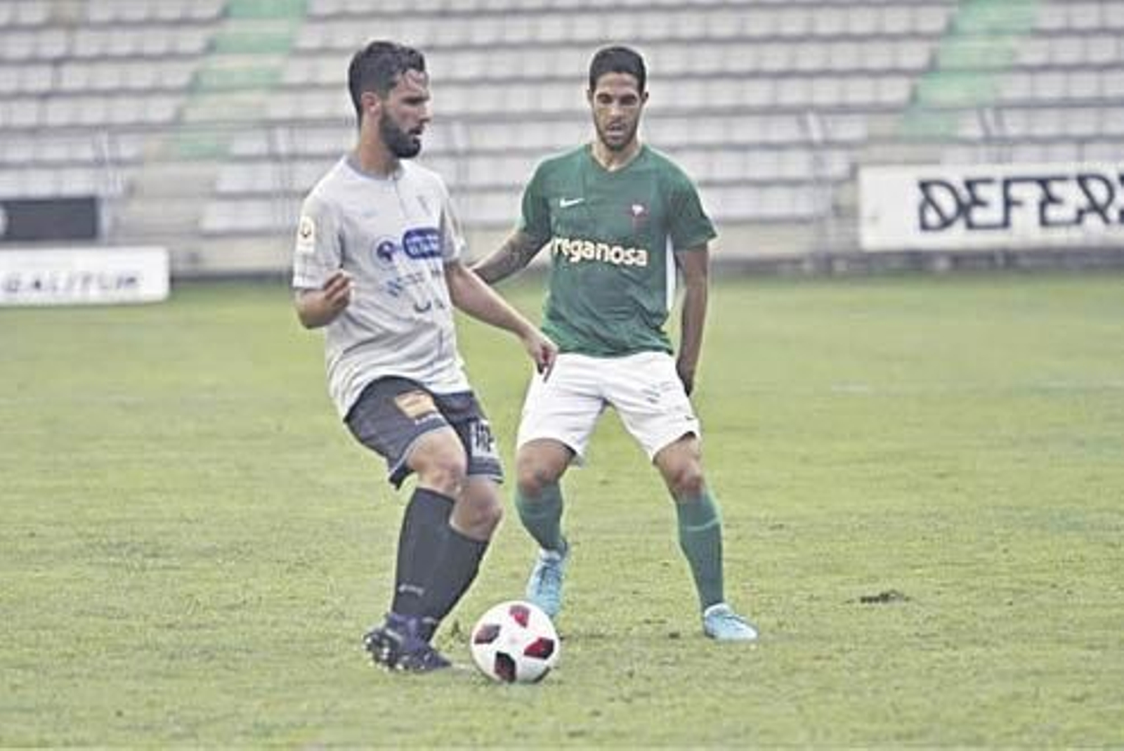 Juanma, con el Ourense CF.