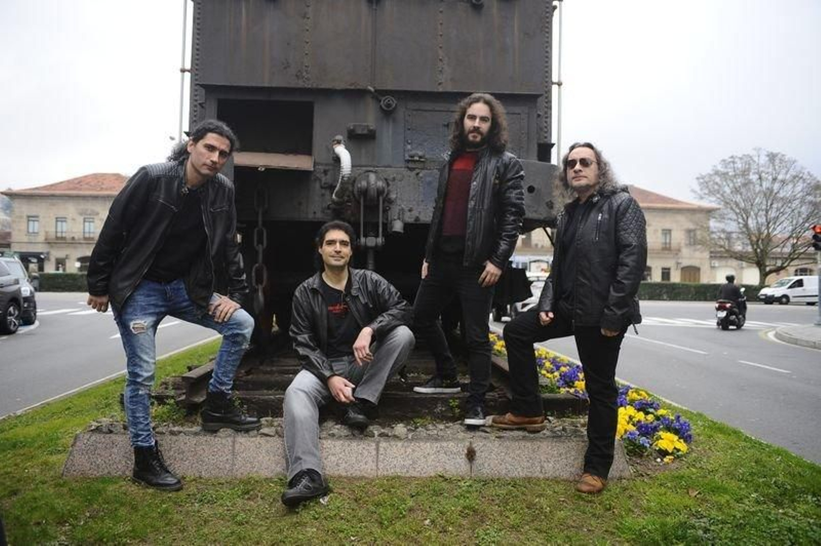 Diego P. Castro, Tino Mojón, Pedro Regueira y Alberto Cereijo forman el grupo N.E.O, que actuará en las fiestas de Ourense (MARTIÑO PINAL).