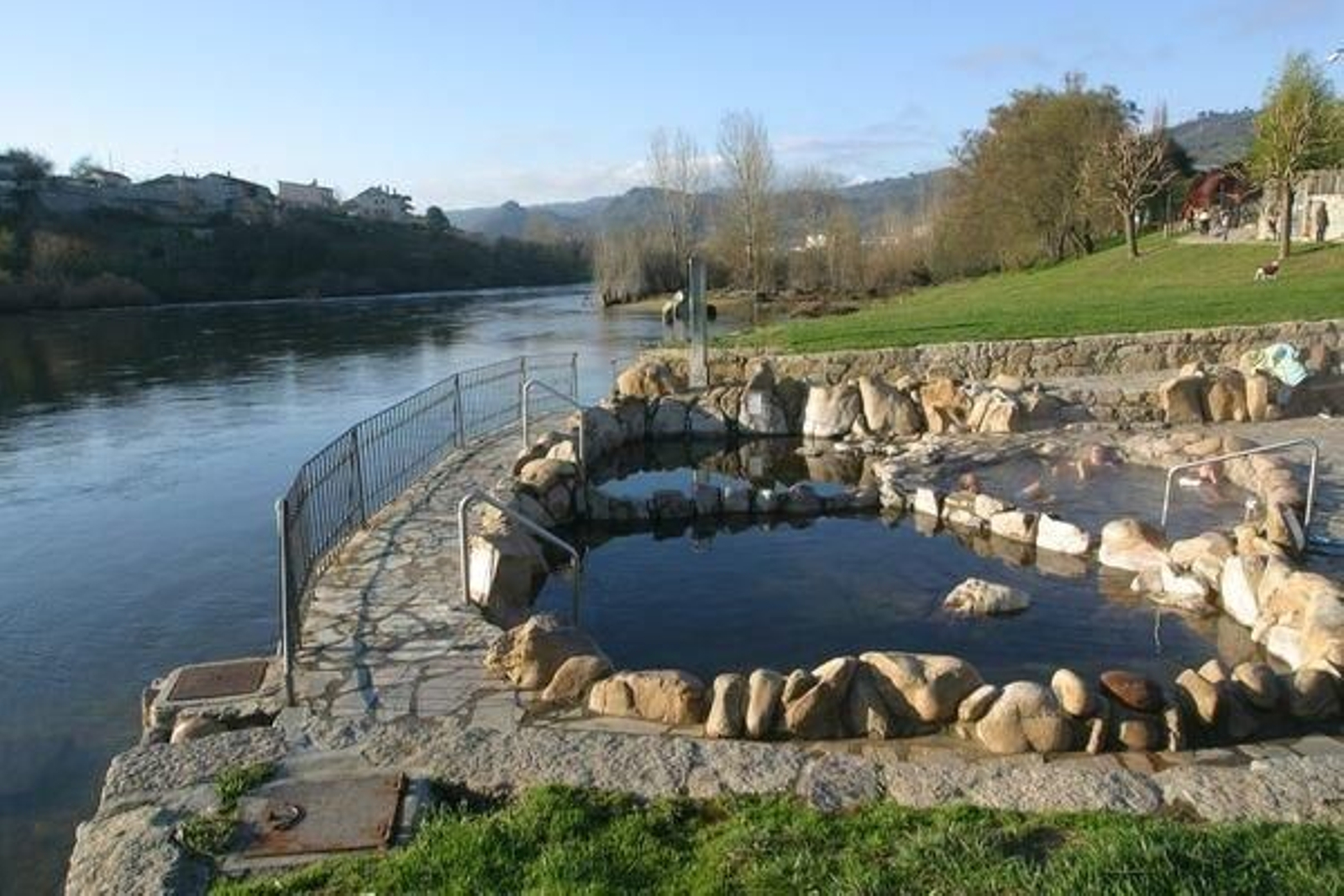Las piscinas termales de A Chavasqueira.