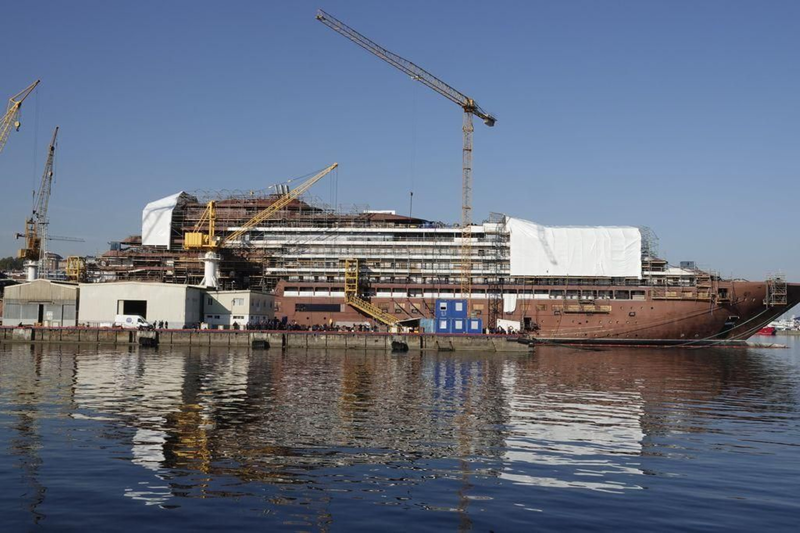 Barreras está a punto de finalizar el crucero y prevé empezar la construcción de otro a finales de este año.