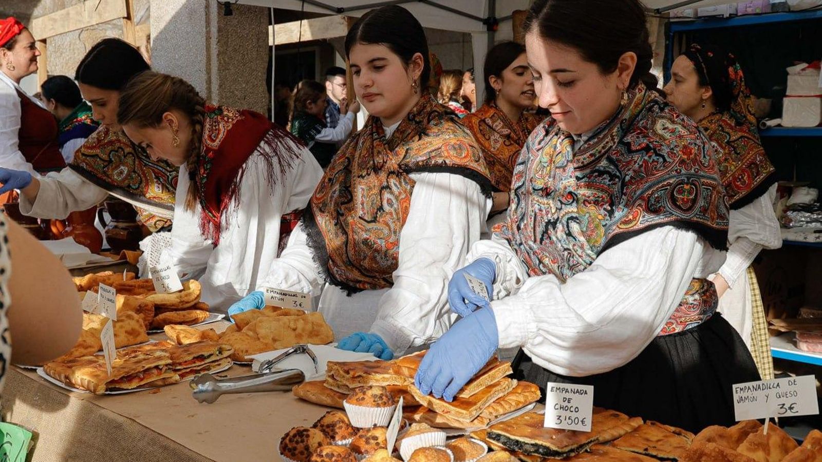 Reconquista de Vigo 2026, mercado tradicional.