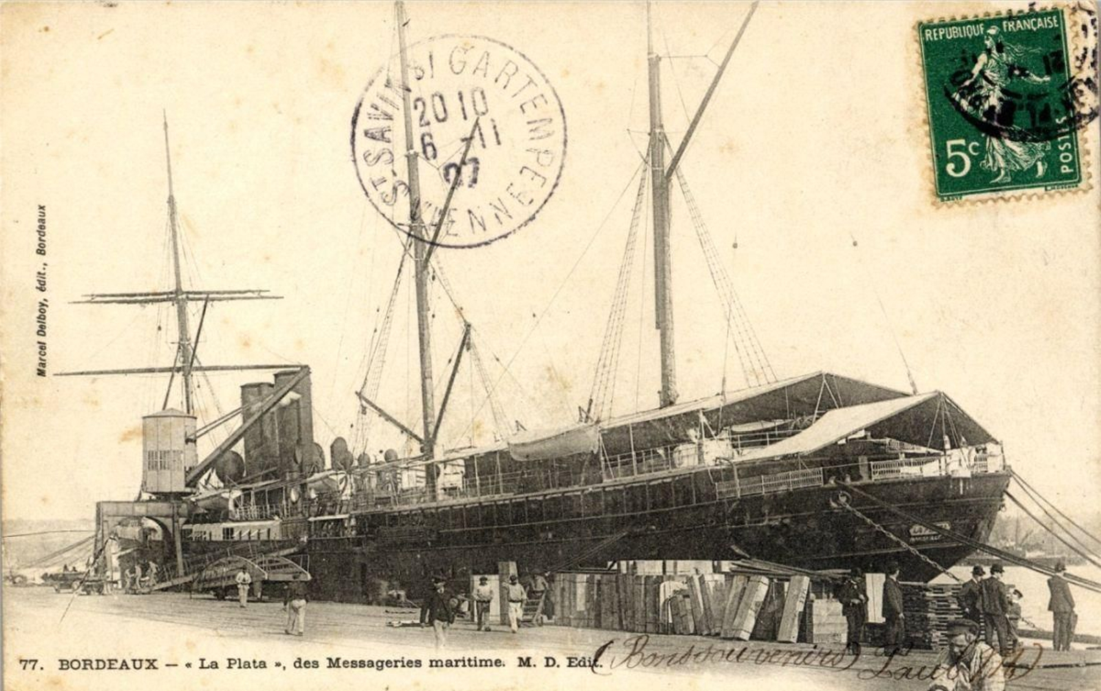 Neste buque foi no que fixo a misteriosa viaxe a Río de Janeiro, ós 27 anos, coa súa “primeira” muller, Sabina Castiñeiras.