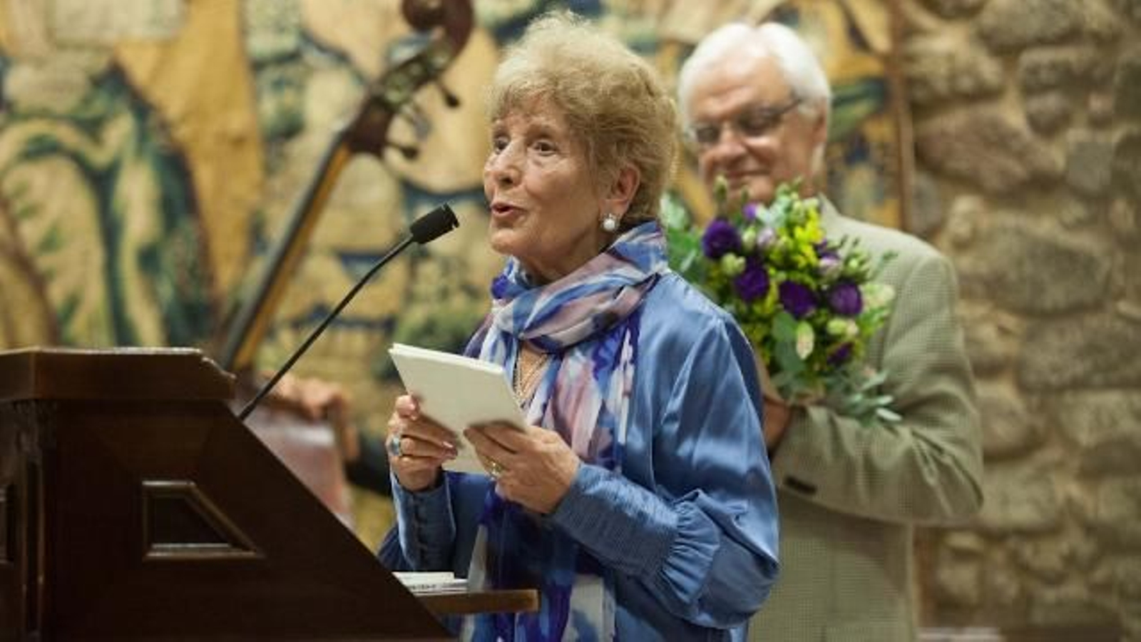 La poetisa Luz Pozo Garza