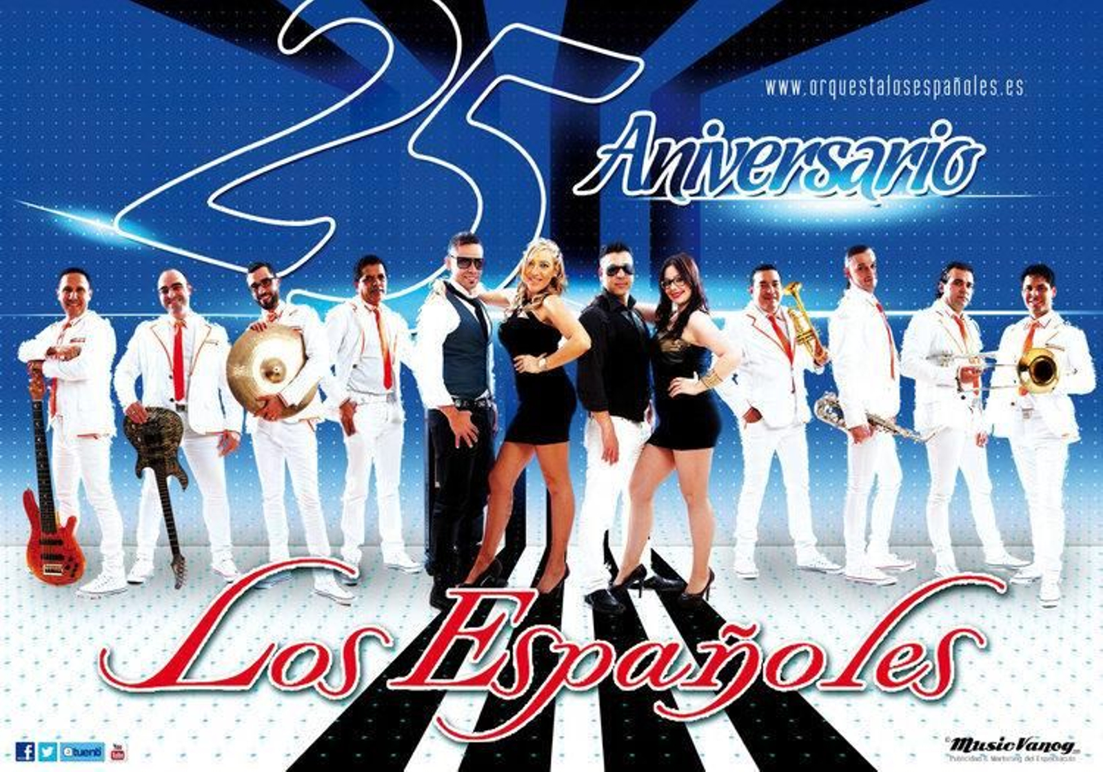 Los Españoles, una orquesta que pone en el escenario a 12 artistas