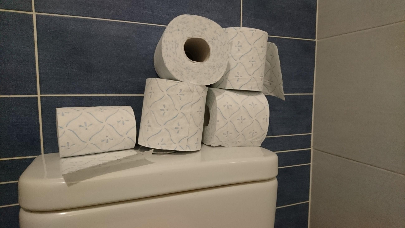 Rollos de papel higiénico