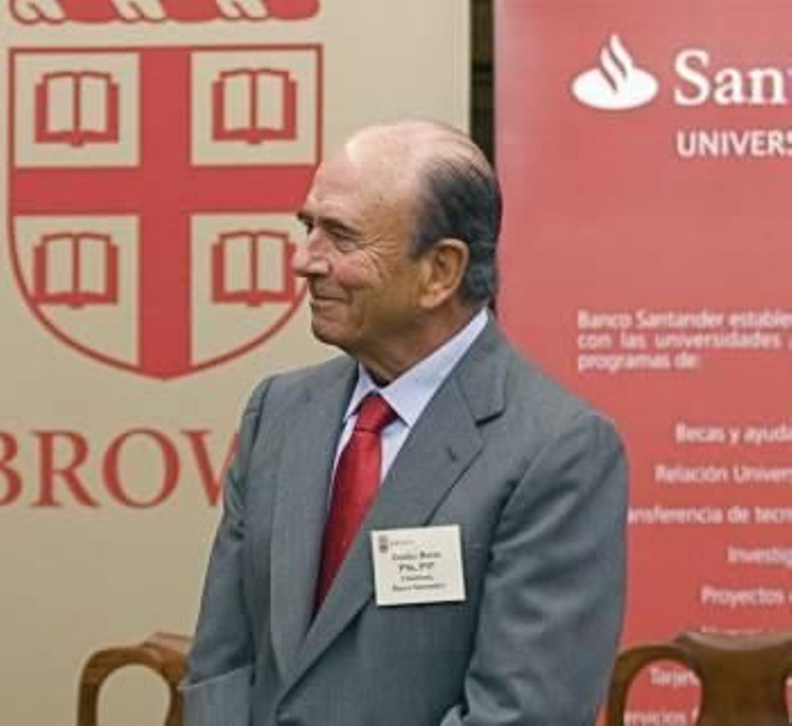 Emilio Botín, presidente del Banco Santander.