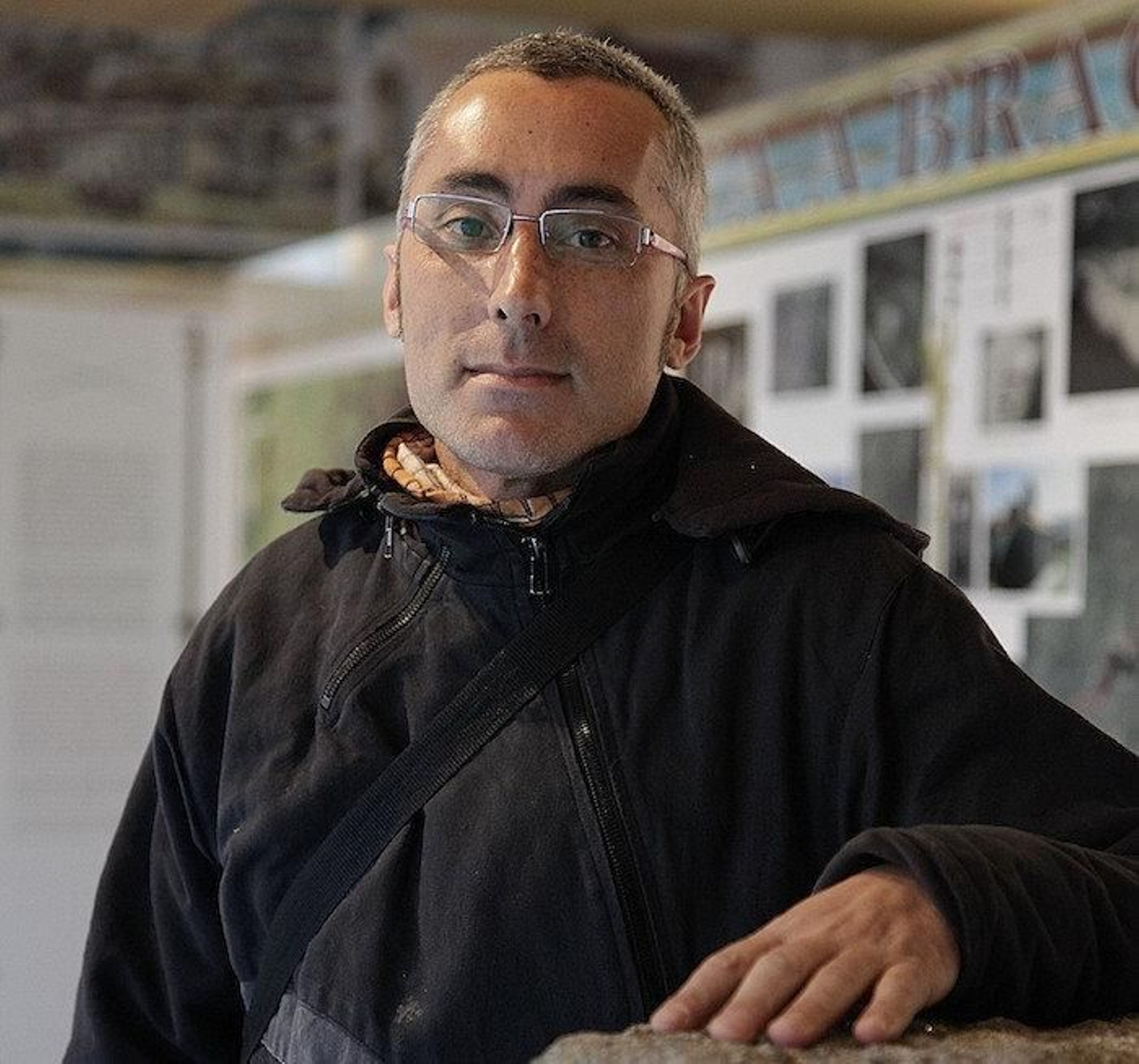 David Pérez, ayer en Bande.