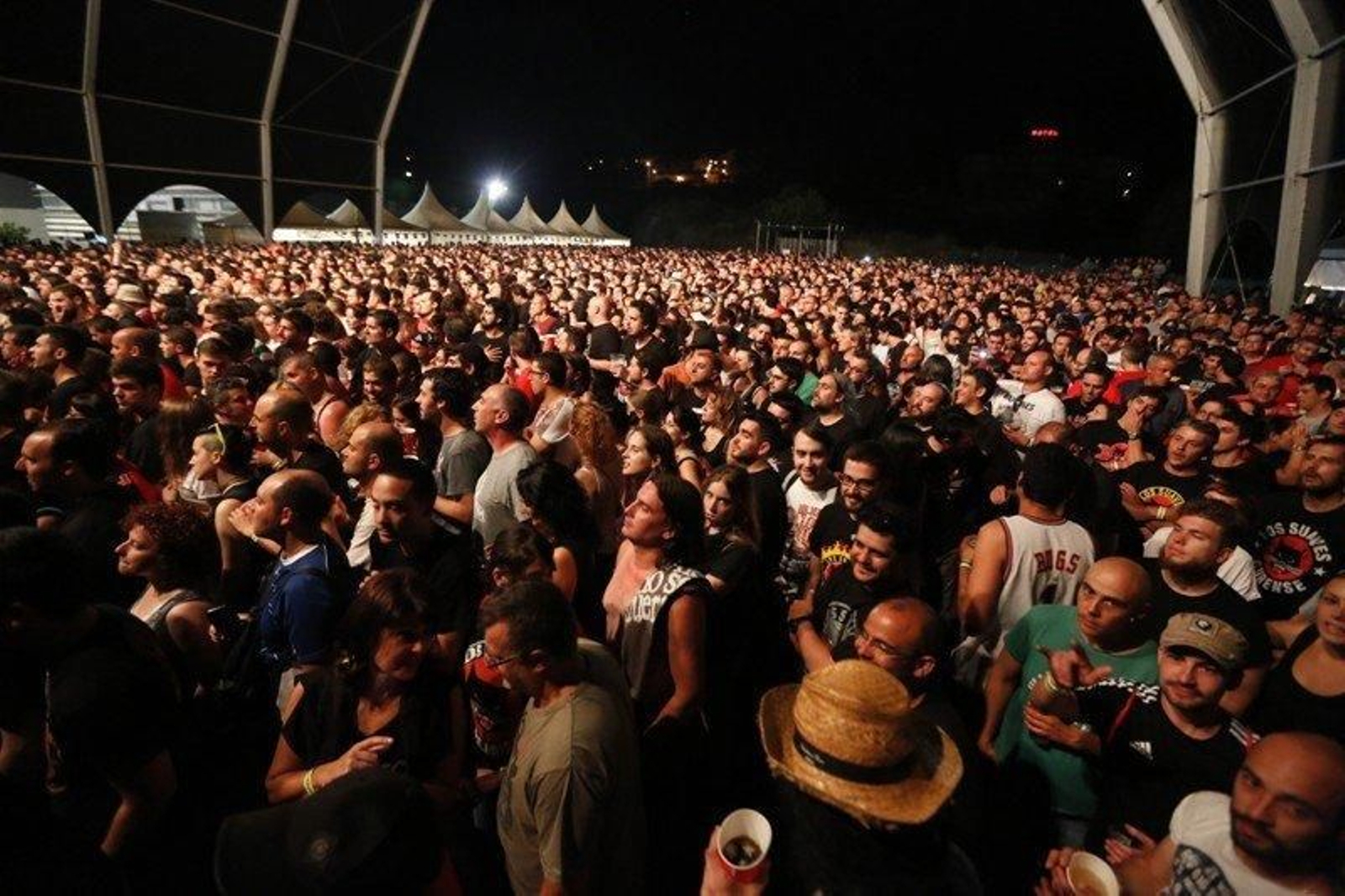 Público asistente a la última edición del Derrame Rock en Ourense.