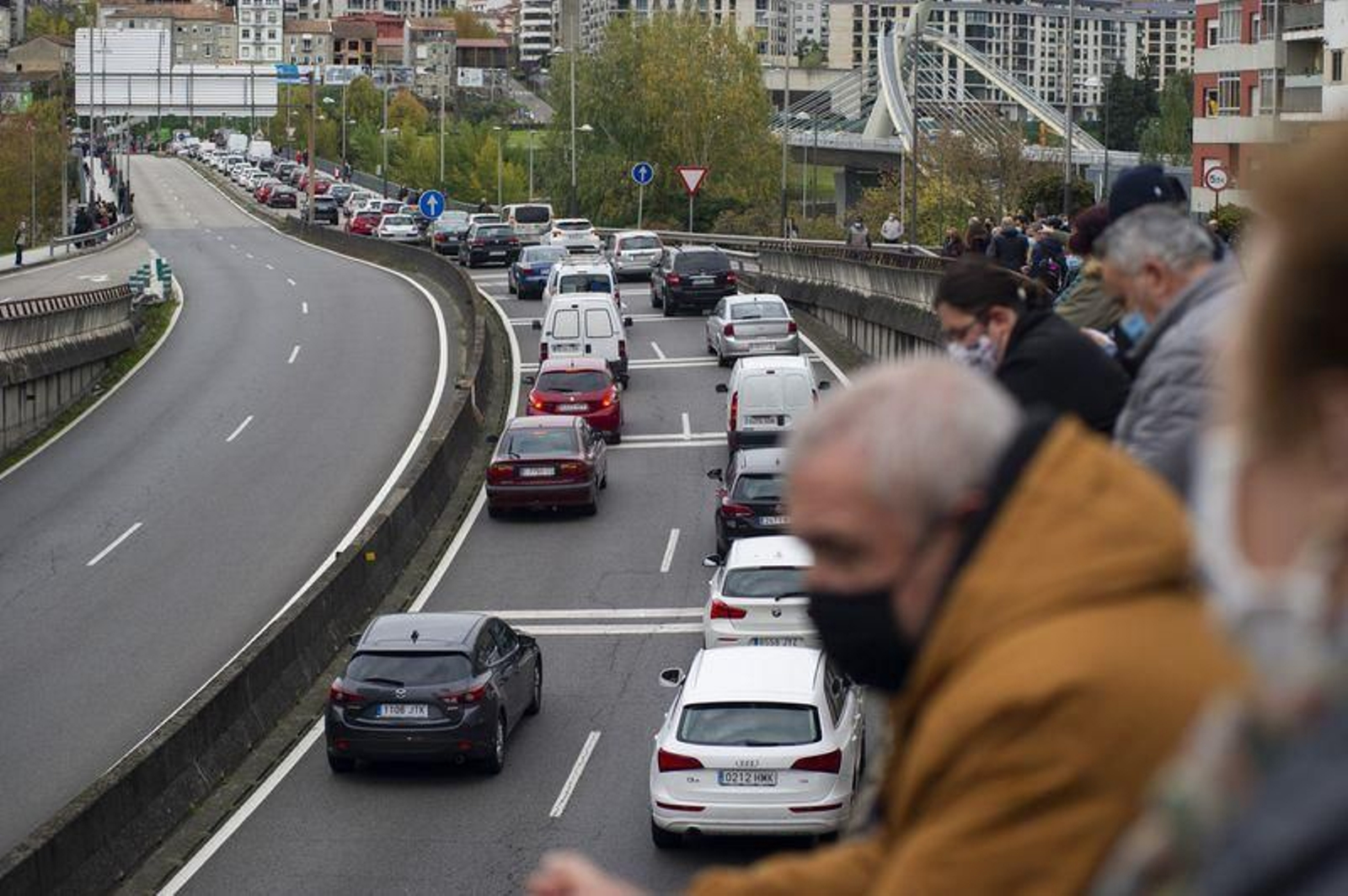 Ourense 4/11/20
Paso de la vuelta ciclista a España por Ourense en su etapa 14 

Fotos Martiño Pinal
