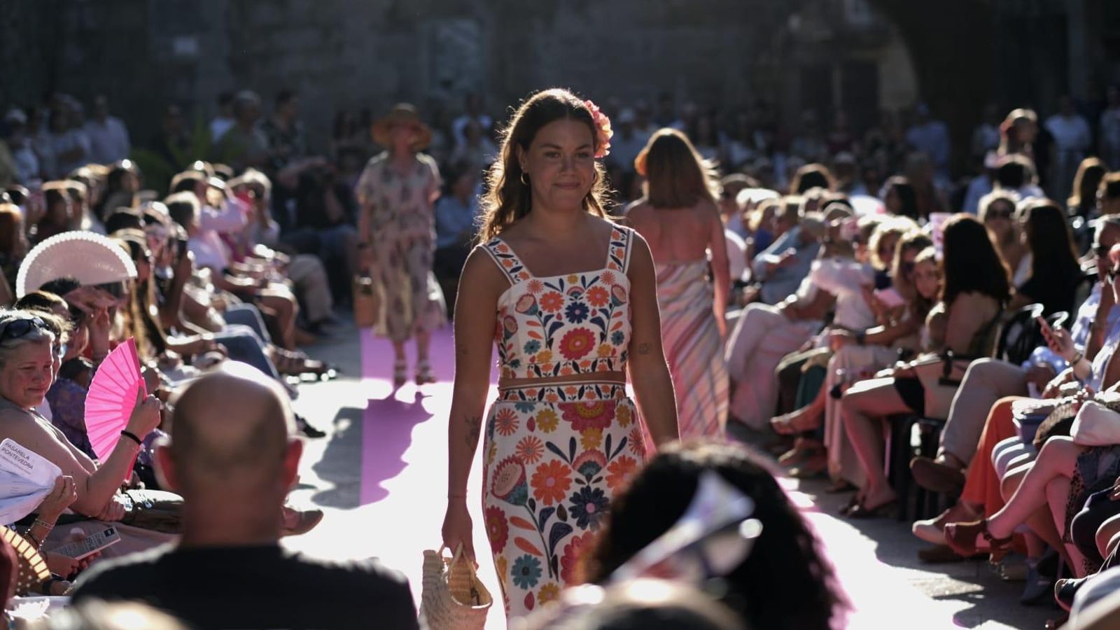Desfile de moda en Pontevedra.
