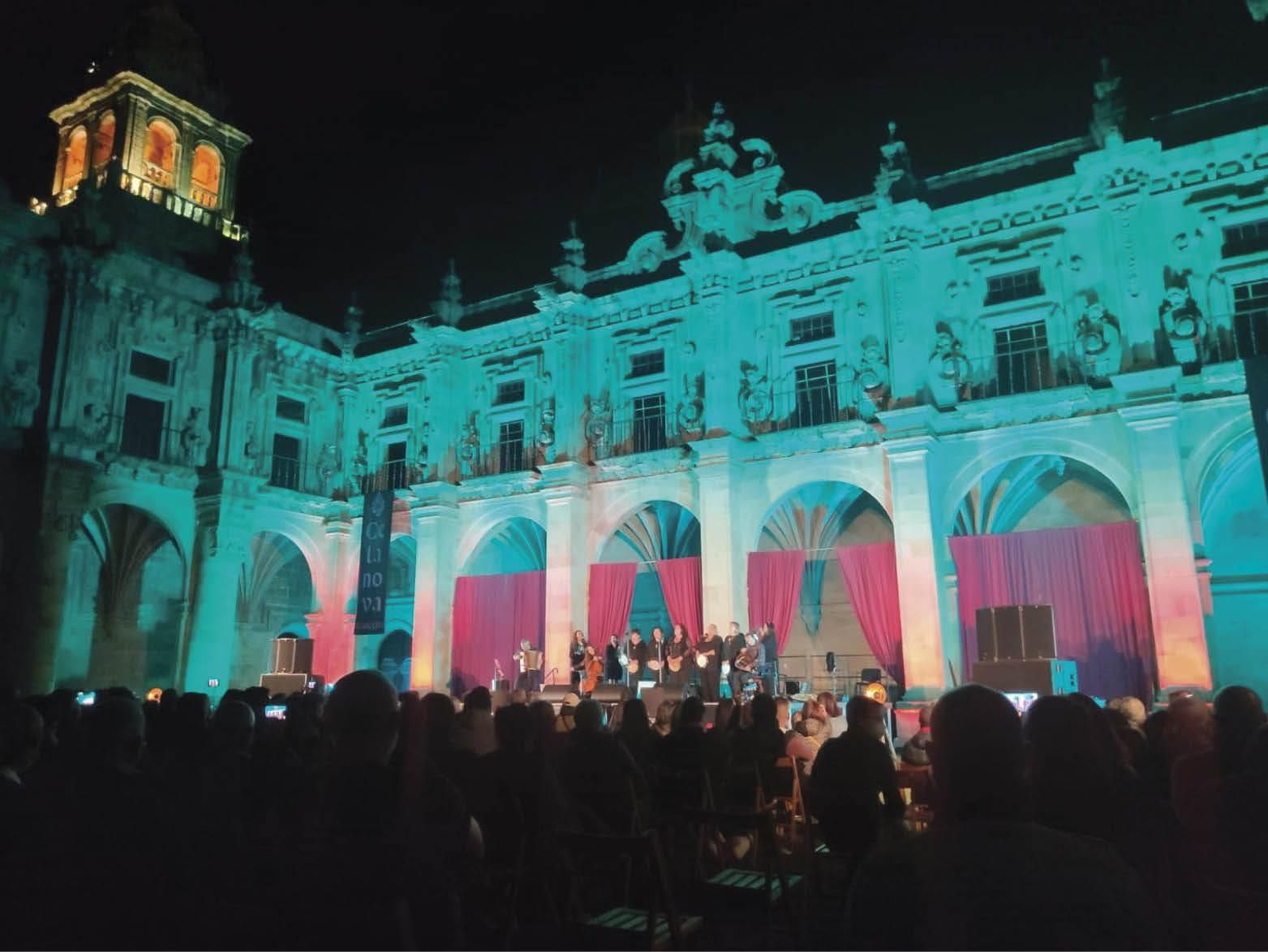 Un momento del concierto de este sábado en el Claustro Barroco.