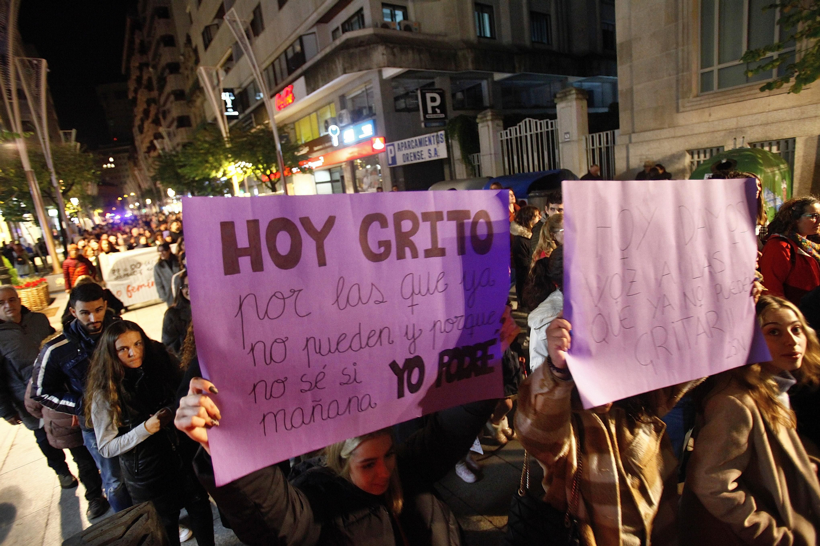 Manifestación 25N en Ourense (MIGUEL ÁNGEL)