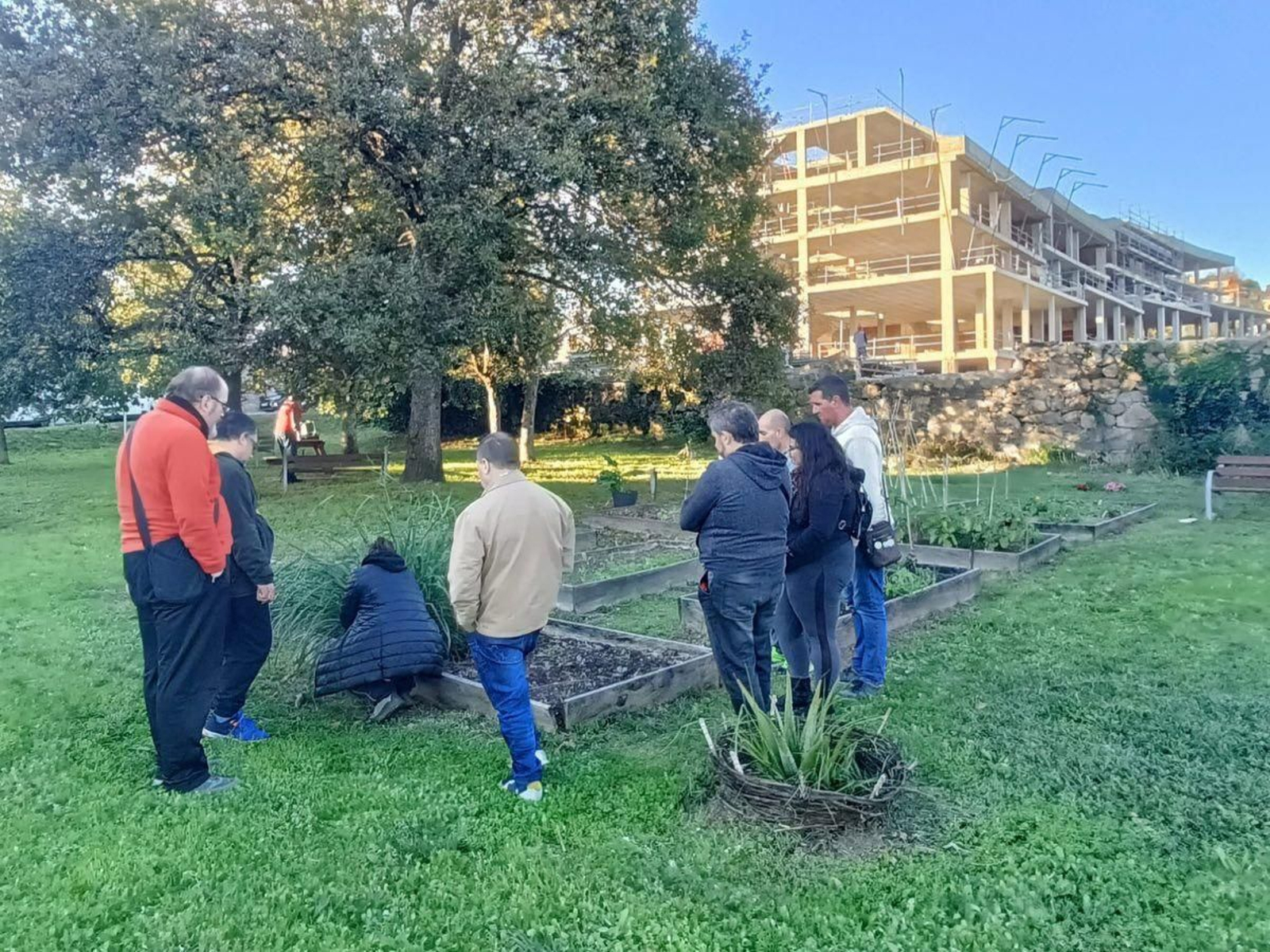 Las huertas urbanas fue una de las actividades que se han desarrollado.