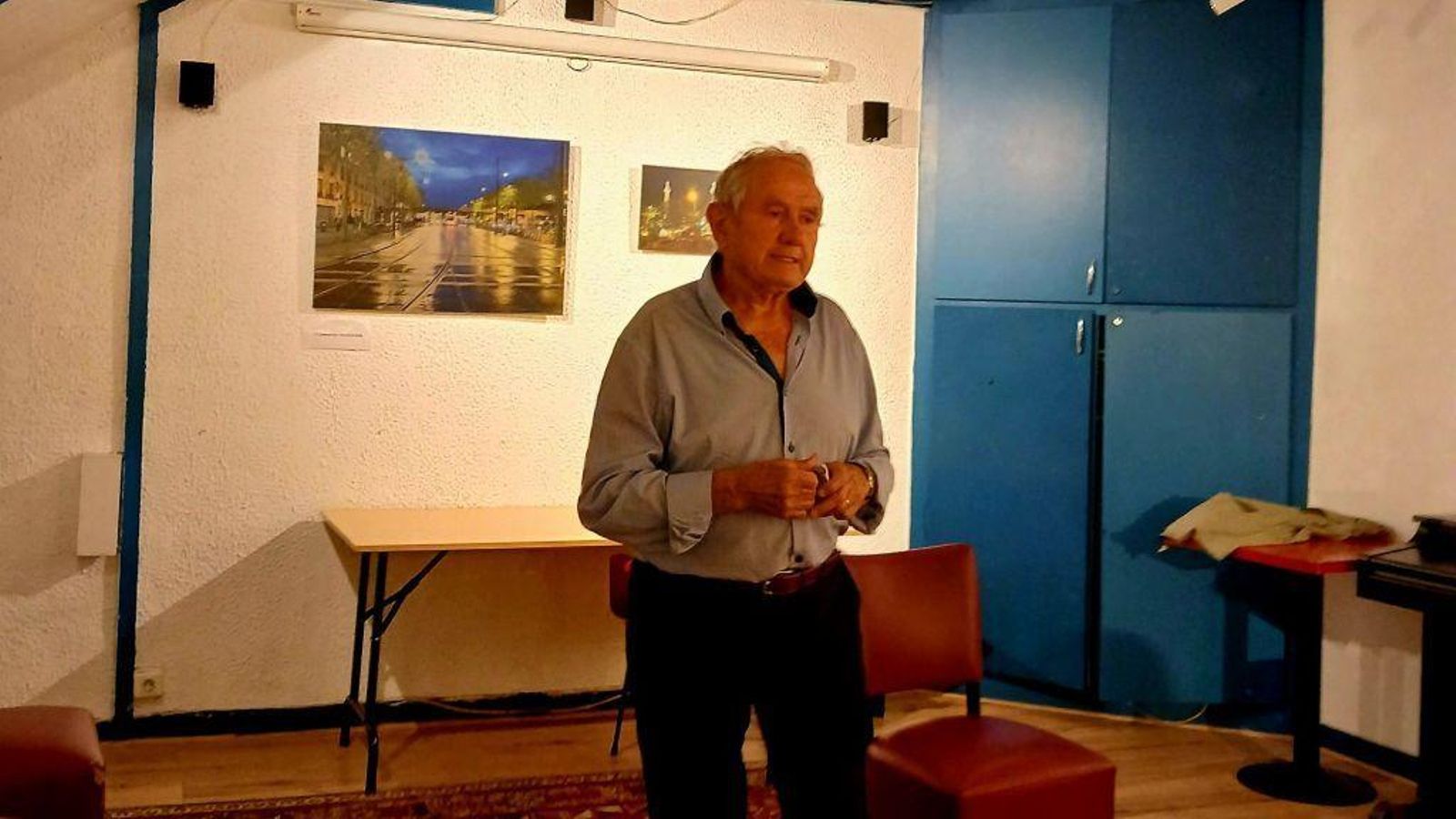 Muchos fueron los actos organizados y las invitaciones que recibía Oliver para participar en ellos como referente de la emigración española en Francia