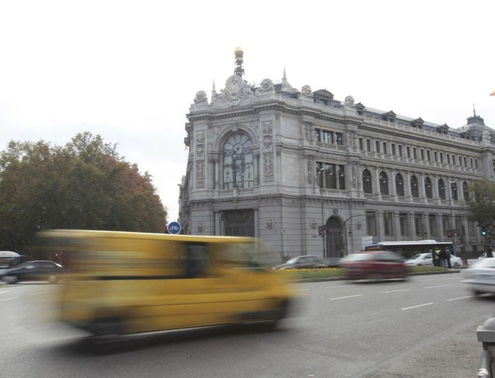 Exterior de la sede central del Banco de España.