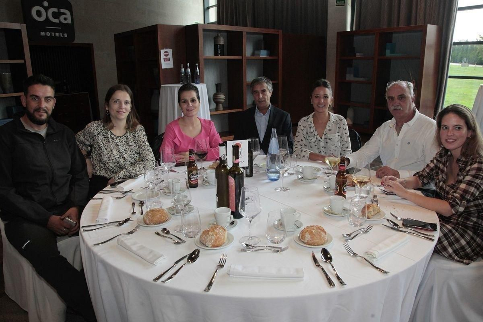 Marcos Conde, Susana González, Rocío Vázquez, Santiago Gómez, Yolimar Fernández, Ramón Nespereira y Erica Conde.