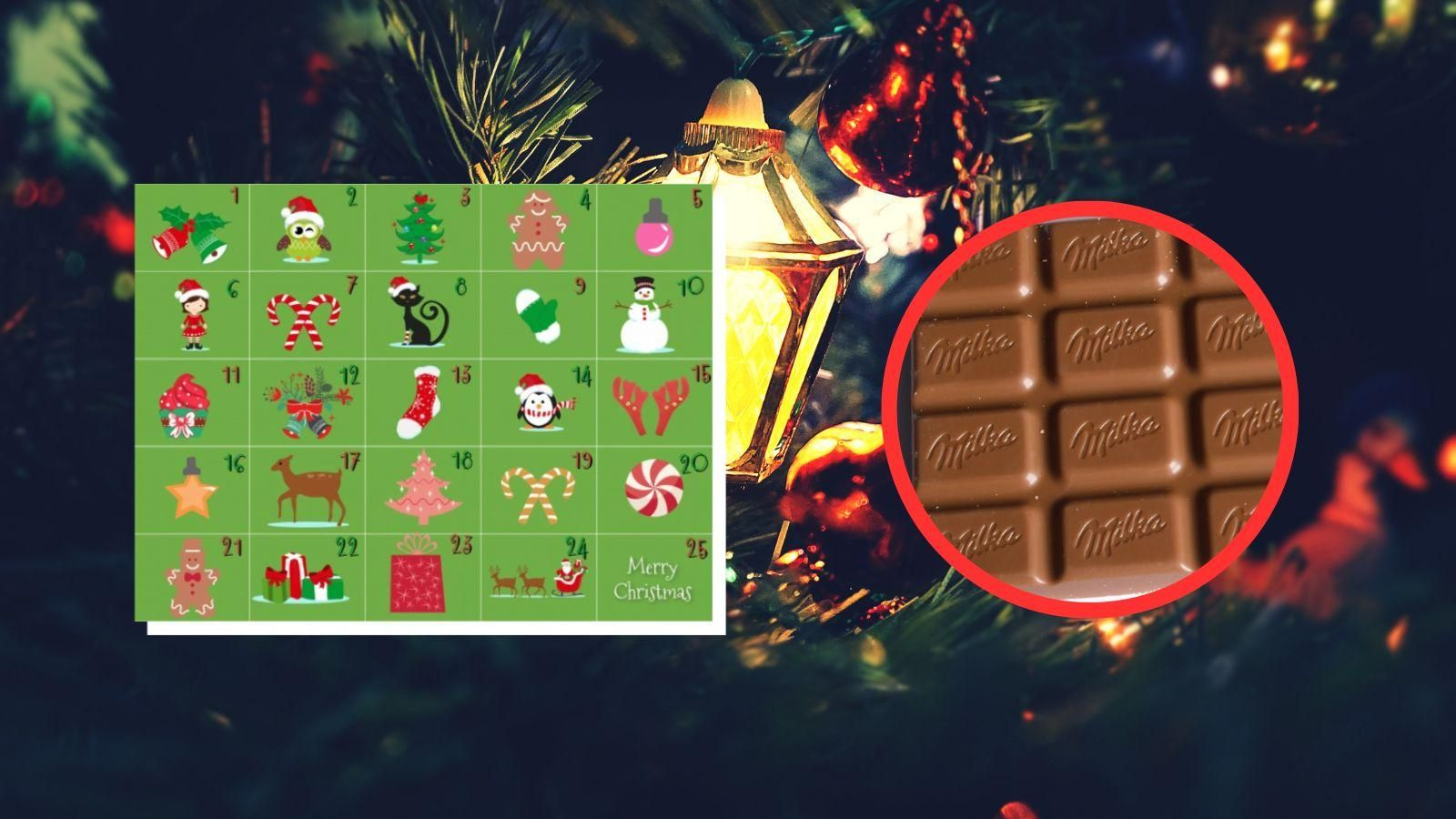 Un calendario de adviento activa una alerta alimentaria