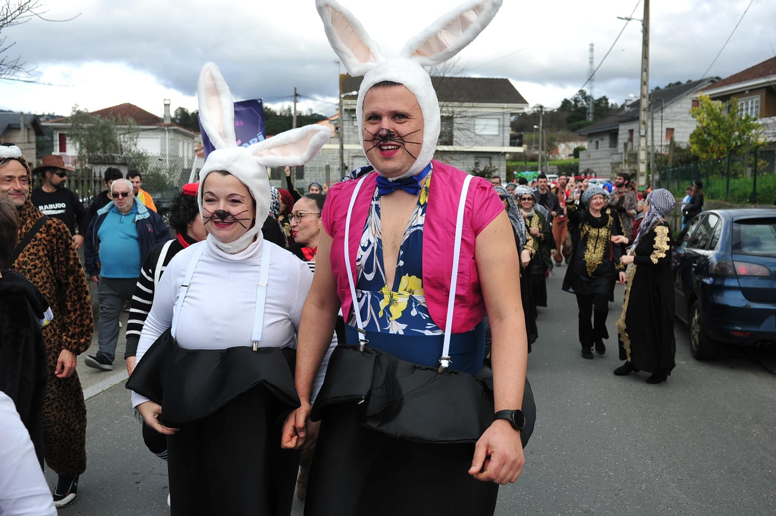 Galería | Paquita y Nicanor dan fin al Martes de Entroido de Seixalbo